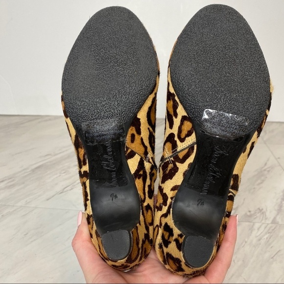 New! Sam Edelman Mandi Leopard Print Bootie 7.5M - Picture 11 of 13